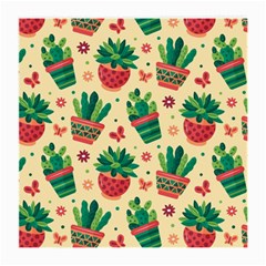 Cactus Love  Medium Glasses Cloth (2 Sides) by designsbymallika