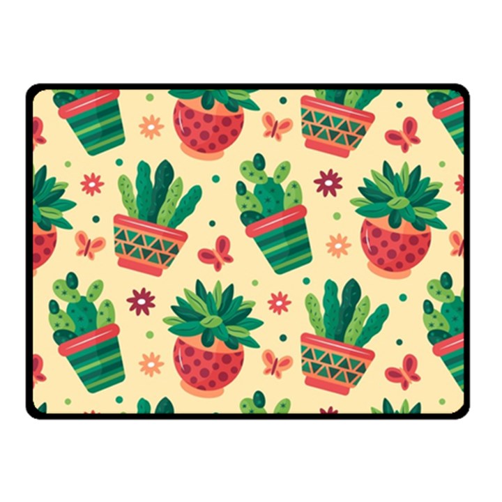 Cactus Love  Fleece Blanket (Small)