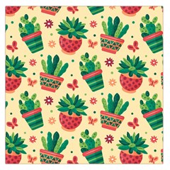 Cactus Love  Large Satin Scarf (square) by designsbymallika