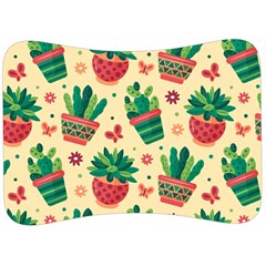 Cactus Love  Velour Seat Head Rest Cushion by designsbymallika