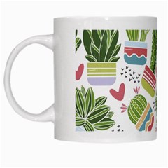 Cactus Love  White Mugs by designsbymallika