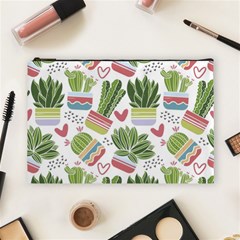 Cactus Love  Cosmetic Bag (large) by designsbymallika