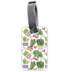 Cactus Love  Luggage Tag (two Sides) by designsbymallika