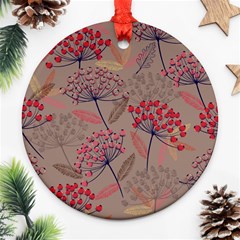 Cherry Love Ornament (round) by designsbymallika