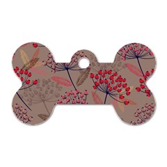 Cherry Love Dog Tag Bone (one Side) by designsbymallika