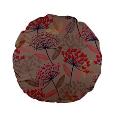 Cherry Love Standard 15  Premium Round Cushions by designsbymallika