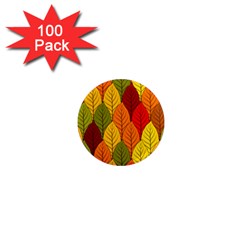 Autumn Leaves 1  Mini Magnets (100 Pack)  by designsbymallika