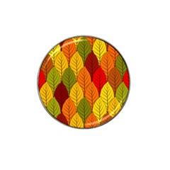 Autumn Leaves Hat Clip Ball Marker (10 Pack) by designsbymallika