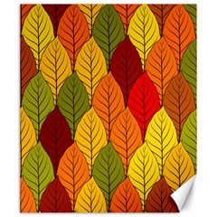 Autumn Leaves Canvas 20  X 24  by designsbymallika