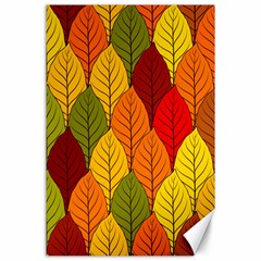 Autumn Leaves Canvas 24  X 36  by designsbymallika