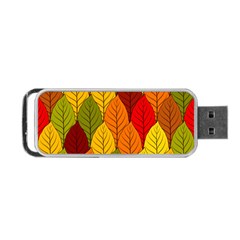 Autumn Leaves Portable Usb Flash (two Sides) by designsbymallika