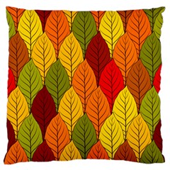 Autumn Leaves Standard Flano Cushion Case (one Side) by designsbymallika