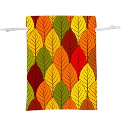 Autumn Leaves  Lightweight Drawstring Pouch (xl) by designsbymallika