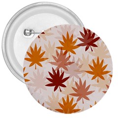 Autumn Leaves Pattern  3  Buttons by designsbymallika