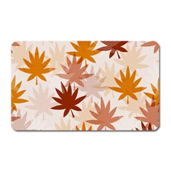 Autumn Leaves Pattern  Magnet (rectangular) by designsbymallika