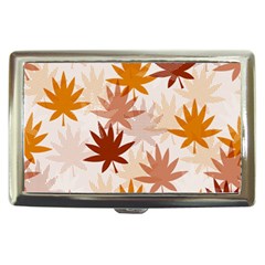 Autumn Leaves Pattern  Cigarette Money Case by designsbymallika