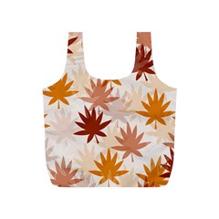 Autumn Leaves Pattern  Full Print Recycle Bag (s) by designsbymallika