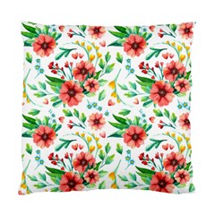 Beautiful Orange Flowers Standard Cushion Case (one Side) by designsbymallika