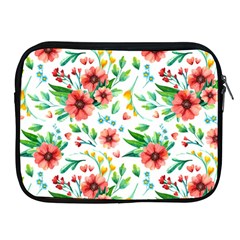 Beautiful Orange Flowers Apple Ipad 2/3/4 Zipper Cases by designsbymallika