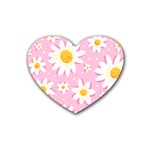 Sunflower Love Heart Coaster (4 pack)  Front