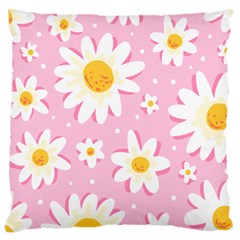 Sunflower Love Large Cushion Case (one Side) by designsbymallika