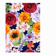 Watercolor Print Floral Design Large Garden Flag (two Sides) by designsbymallika