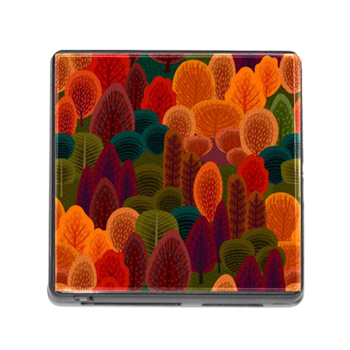 Autumn Trees Memory Card Reader (Square 5 Slot)