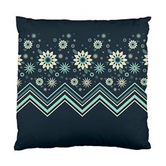 Floral-geometric  Ornament Standard Cushion Case (two Sides) by FloraaplusDesign