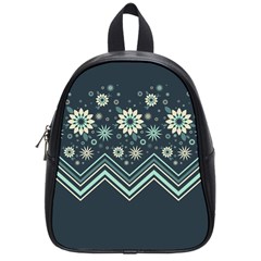 Floral-geometric  Ornament School Bag (small) by FloraaplusDesign