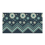 floral-geometric  ornament Satin Wrap Front