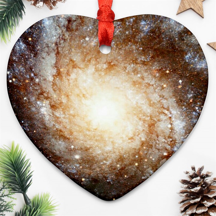 Galaxy Space Ornament (Heart)