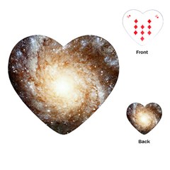 Galaxy Space Playing Cards Single Design (heart)