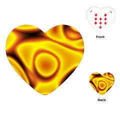 Golden Honey Playing Cards Single Design (heart)