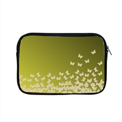 Yellow, Gold Gradient Butterflies Pattern, Cute Insects Theme Apple Macbook Pro 15  Zipper Case by Casemiro