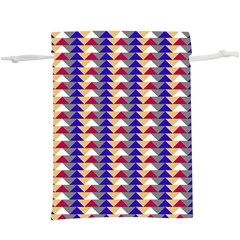 Colorful Triangles Pattern, Retro Style Theme, Geometrical Tiles, Blocks  Lightweight Drawstring Pouch (xl) by Casemiro