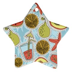 Tropical Pattern Ornament (star)