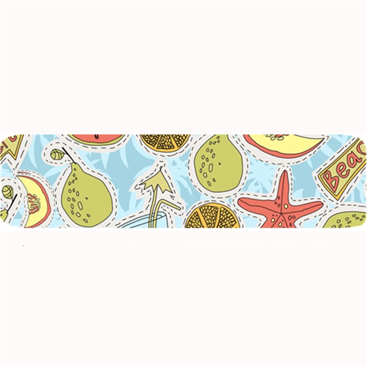 Tropical pattern Large Bar Mats