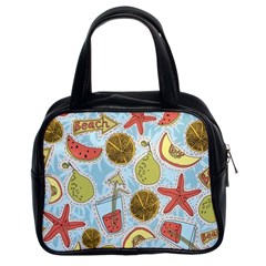 Tropical Pattern Classic Handbag (two Sides) by GretaBerlin