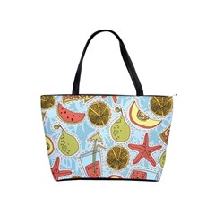 Tropical Pattern Classic Shoulder Handbag by GretaBerlin