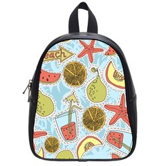 Tropical Pattern School Bag (small)