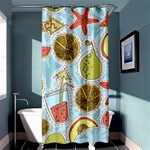 Tropical pattern Shower Curtain 36  x 72  (Stall)  Curtain(36 X72 ) - 33.26 x66.24  Curtain(36 X72 )