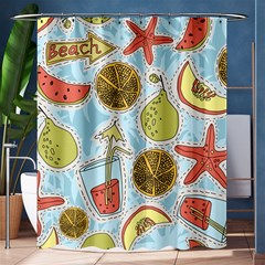 Tropical Pattern Shower Curtain 60  X 72  (medium) 