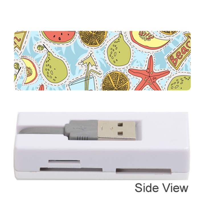 Tropical pattern Memory Card Reader (Stick)