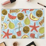 Tropical pattern Cosmetic Bag (XXL) Back