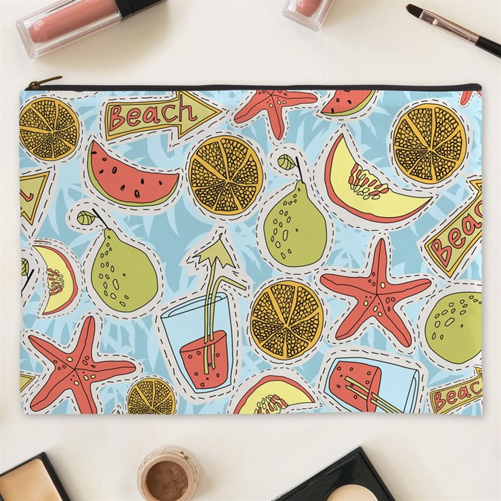 Tropical pattern Cosmetic Bag (XXXL)