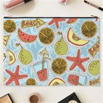 Tropical pattern Cosmetic Bag (XXXL) Back