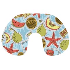 Tropical Pattern Travel Neck Pillow by GretaBerlin