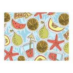 Tropical Pattern Double Sided Flano Blanket (mini) 