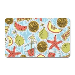 Tropical Pattern Magnet (rectangular) by GretaBerlin