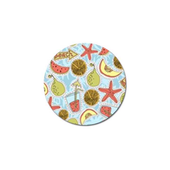 Tropical pattern Golf Ball Marker (4 pack)